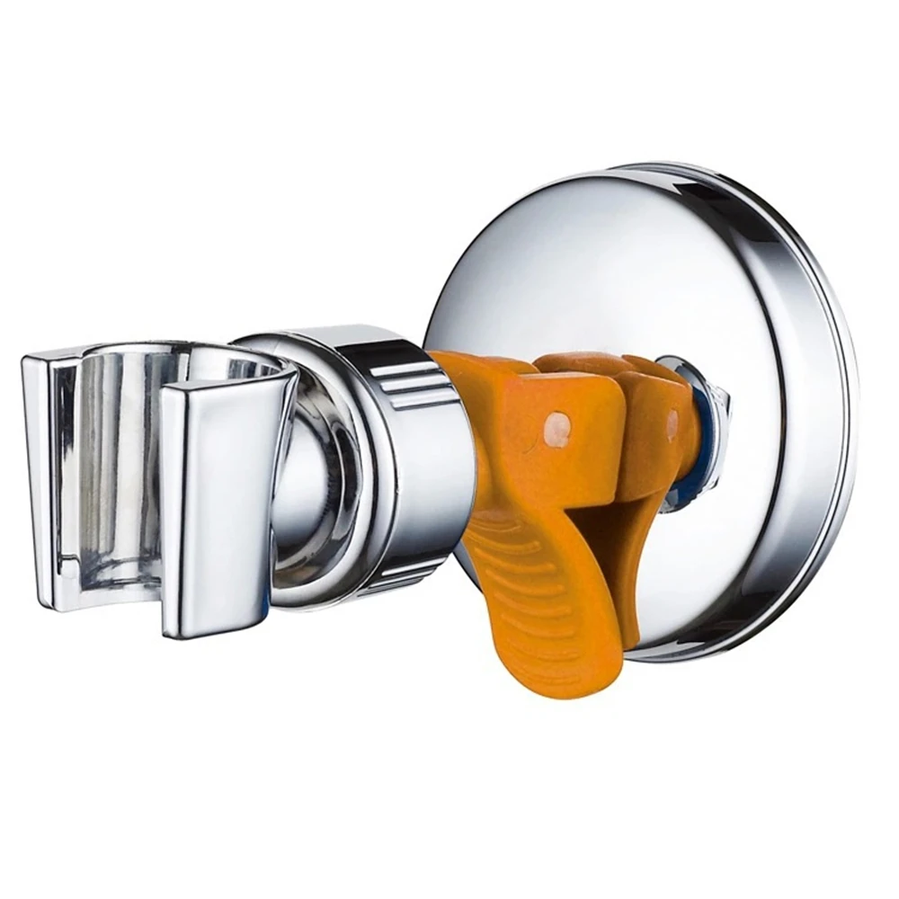 

Universal Adjustable Hand Shower Holder Suction Cup Holder Full Plating Shower Rail Head Holder Bathroom Bracket Stable Rotation