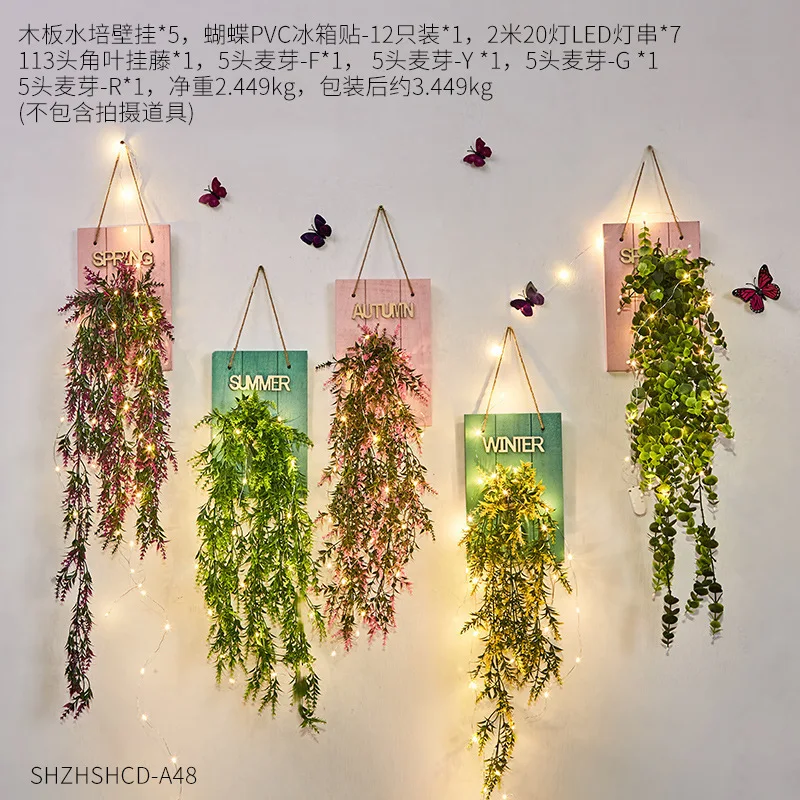 

Nordic room decoration wall decoration wall decoration flower living room dining room pendant creative bedroom wall