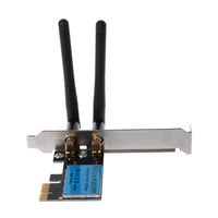 pci e 1200mbps wireless network card 2 4ghz5ghz dual band pci express wifi wlan card adapter with antennas for pc computer acce