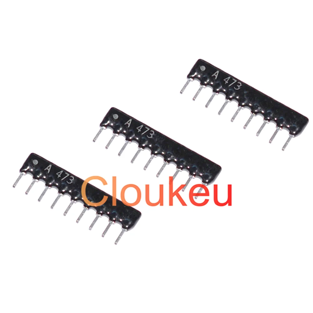 

DIP Network Resistance 9pin A472J 1K 1.2K 1K5 2K 2.2K 3.3K 4.7K 5.1K 10K 20K 22K 47K 100K 100R 330R 470R 510R 680R 5%