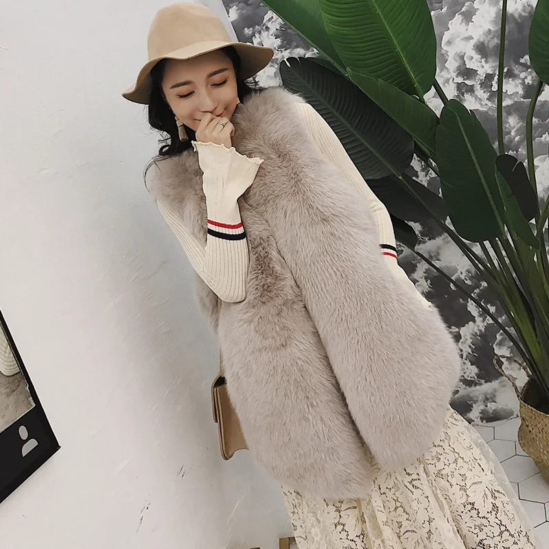 Женский жилет без рукавов осенне зимний облегающий меховой ZL575|Шубы и дубленки| |