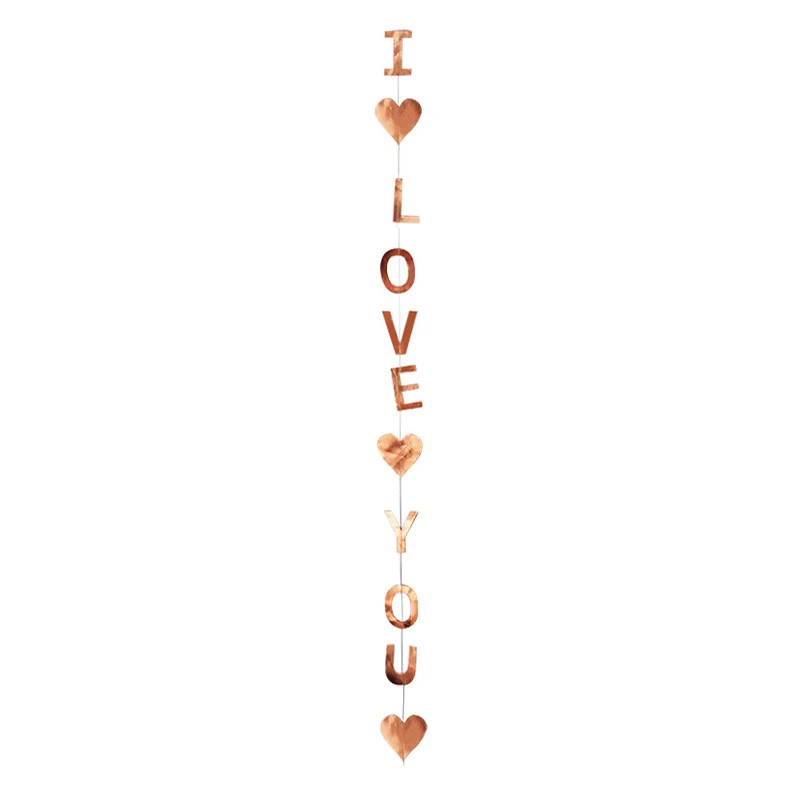 WEIGAO розовое золото/красный надпись I LOVE YOU | Дом и сад