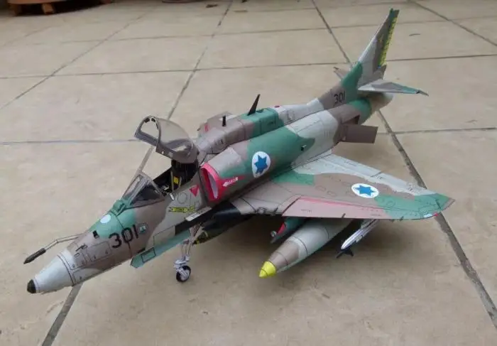 A 4N истребитель Eagle 3D с серая доска Бумага модель сделай сам|Картонные