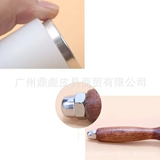 

DIY leather tools T-shaped leather carving hammer nylon hammer printing hammer wooden handle carving hammer