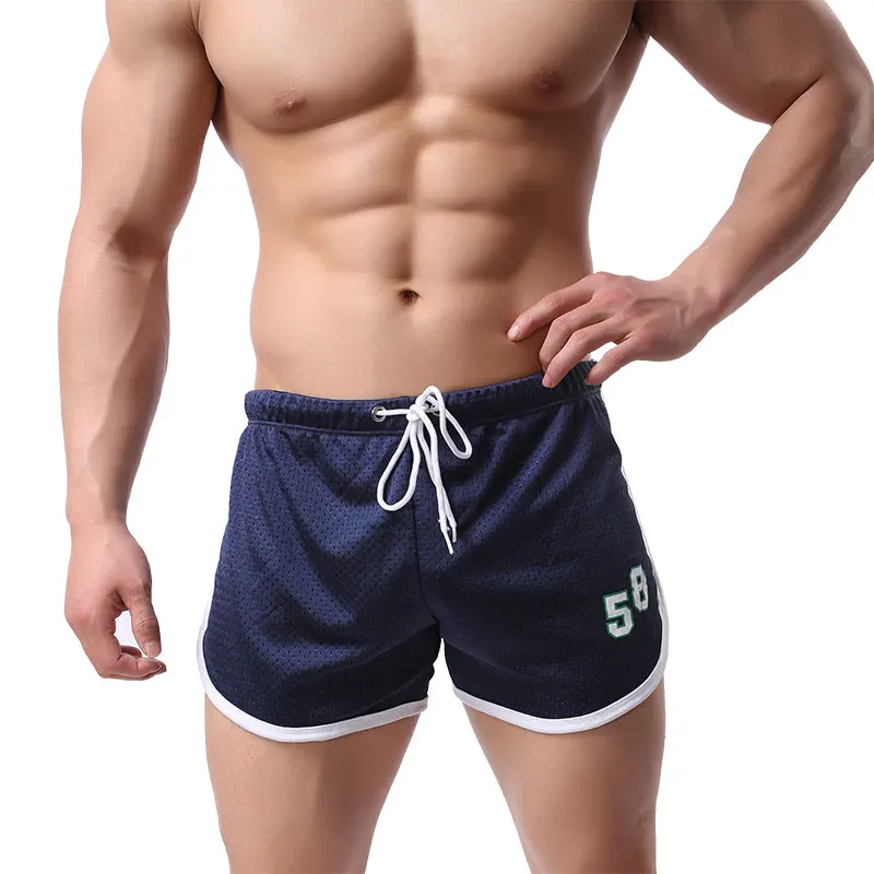 Мужские быстросохнущие шорты для бега с сетчатой стрелкой мужская спортивная