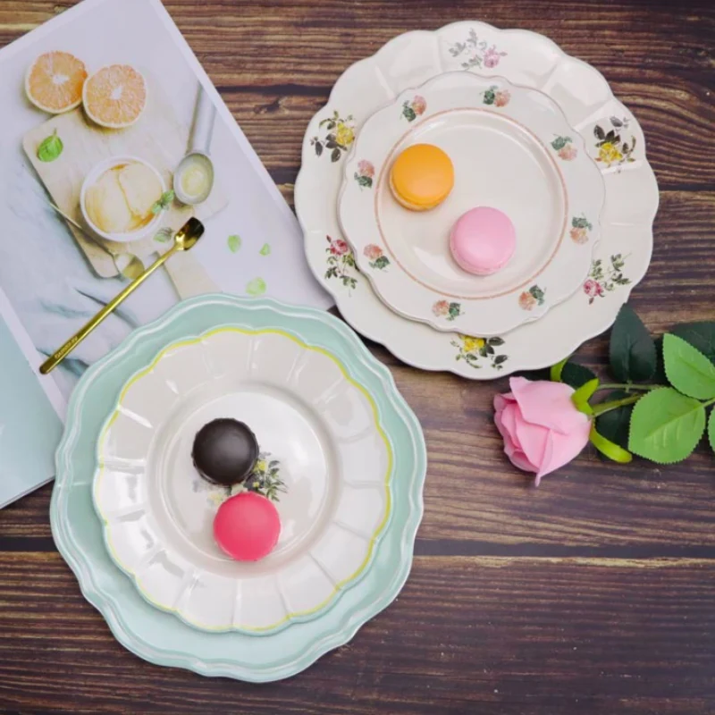 Тарелка для салата с мультяшным рисунком тарелки стейков | Дом и сад