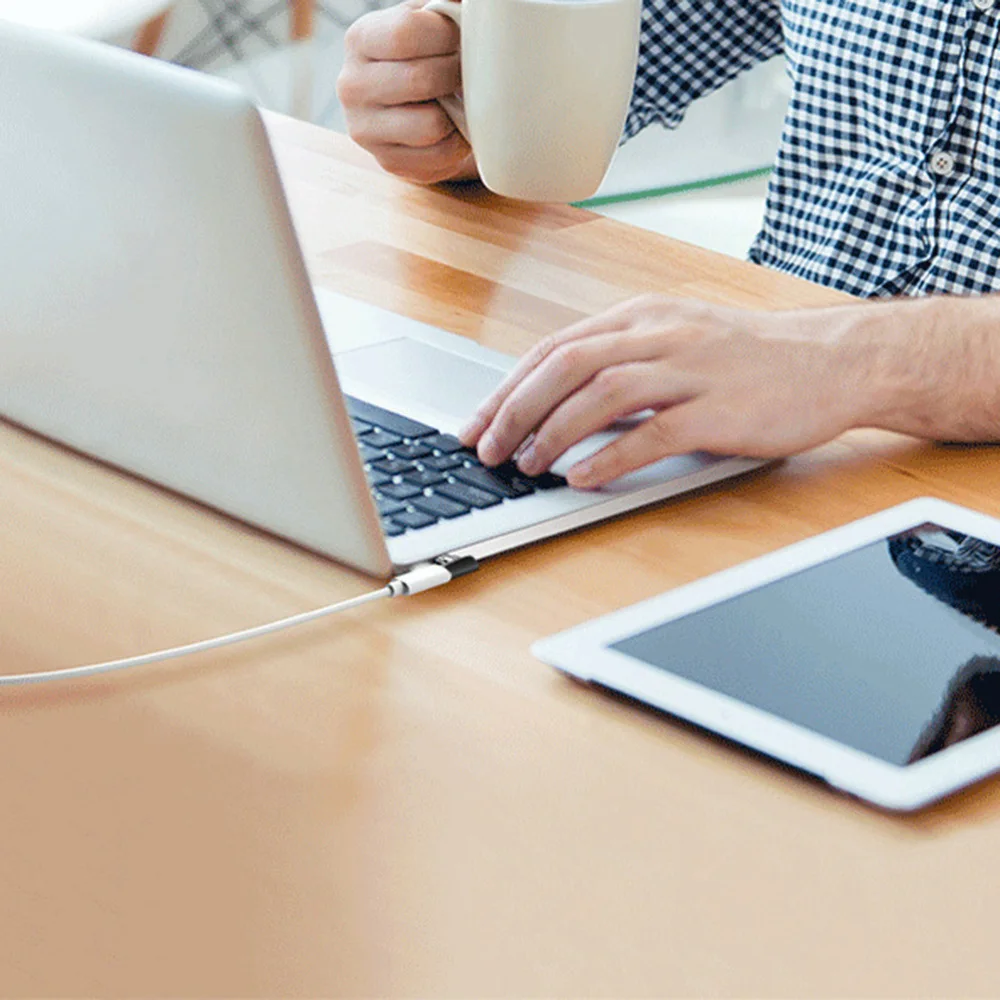 

Magnetic USB-C Adapter Type Quick Fast Charging Connector 4.3A 87W for (Black)