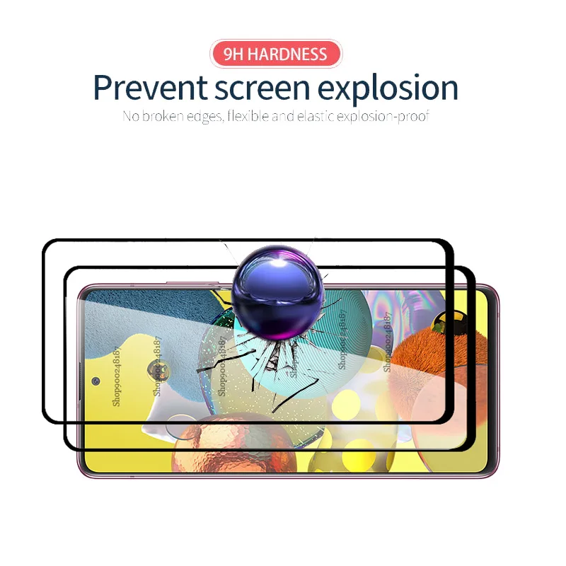 

4 In 1 Camera Glass for Samsung Galaxy A51 5G Screen Protector Tempered Glass Samsun A71 A 71 51 A515F A715F Protective Film