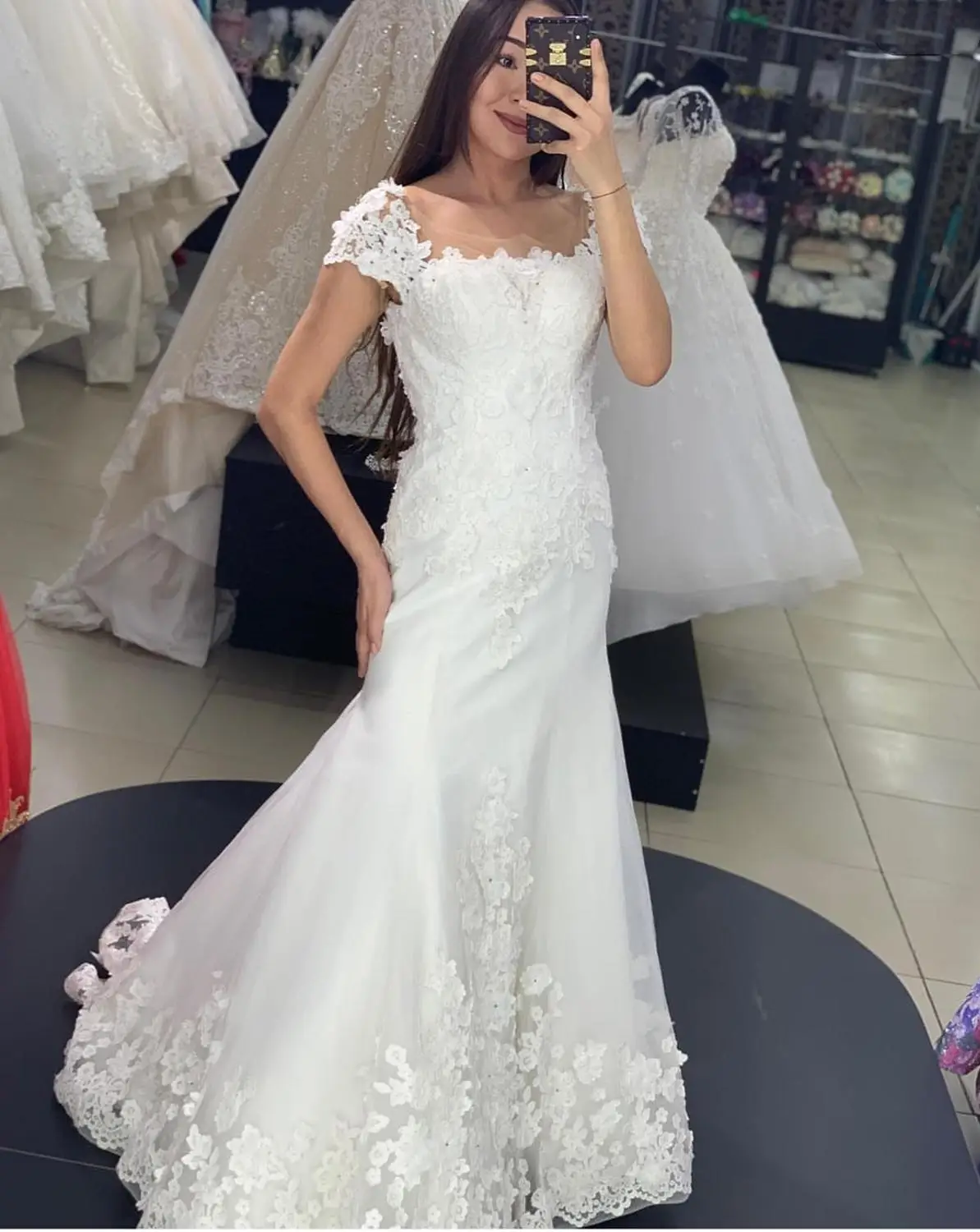 2020 свадебное платье Русалка Длина до пола Свадебные платья с цветами vestido de casamento