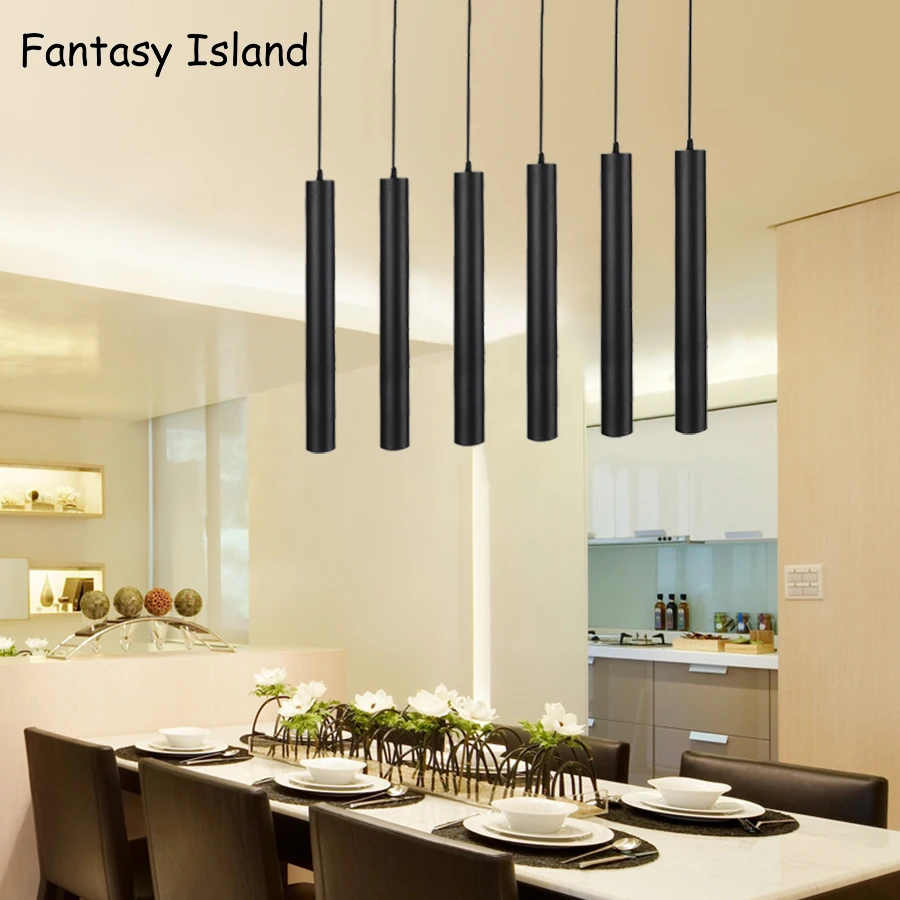 Светодиодные подвесные светильники длинные трубчатые декоративный шнур для