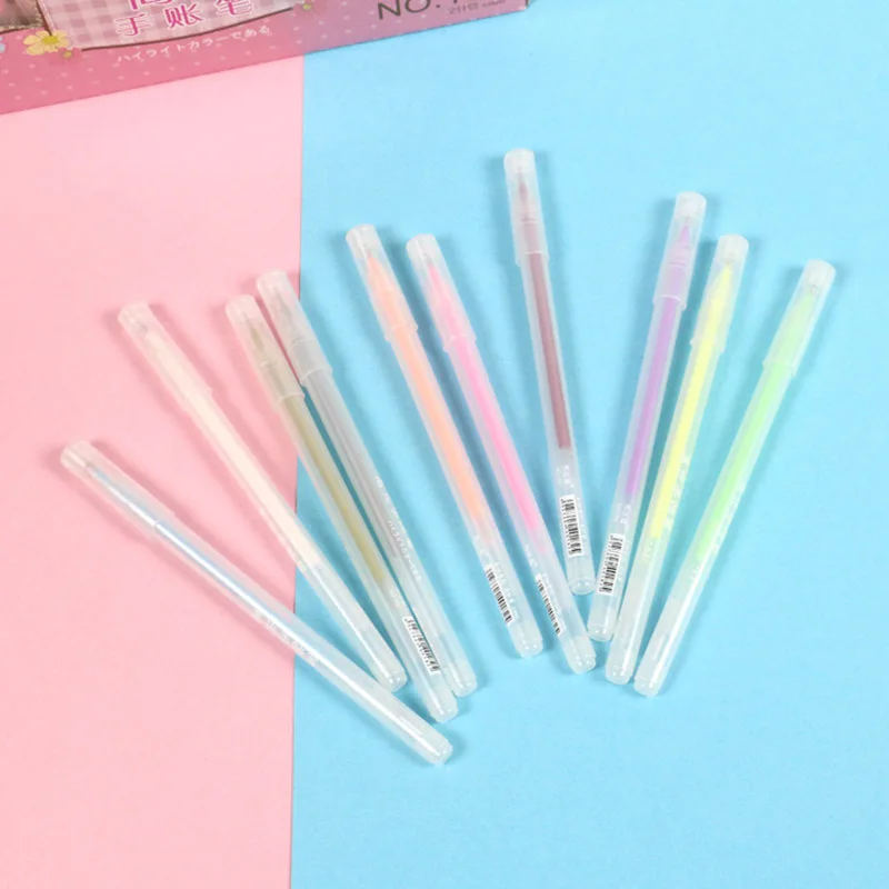 10 шт. цветов милые гелевые ручки для рисования креативные художественные девочек