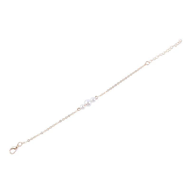 Простой Имитация жемчуга аксессуар Браслет цепочка Женская мода ювелирные