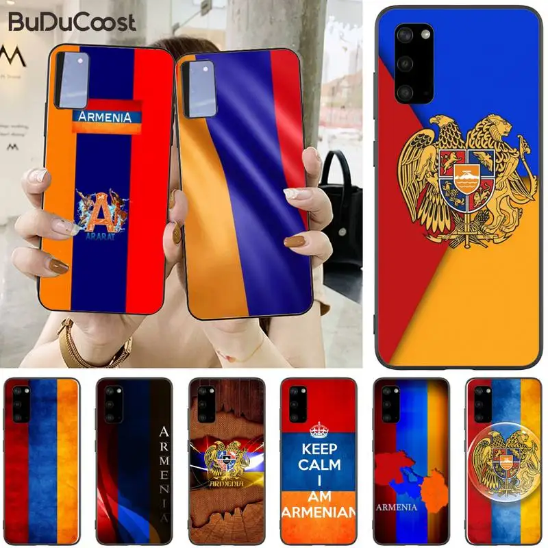 Роскошный чехол LJHYDFCNB с арменским флагом DIY для телефона Samsung S5 6 7 8 9 10 S8 S9 S10 plus S10E lite
