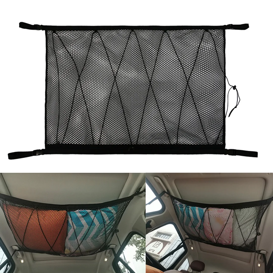 Портативный Автомобильный потолочный хранилище сумка для хранения в багажнике