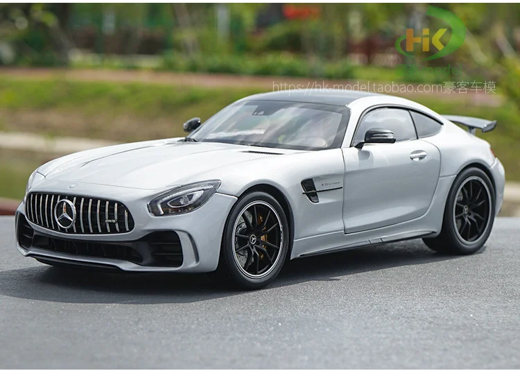 

1/18 Alloy die-casting simulation car model AR benz AMG GTR high-end collection Children's gifts family display