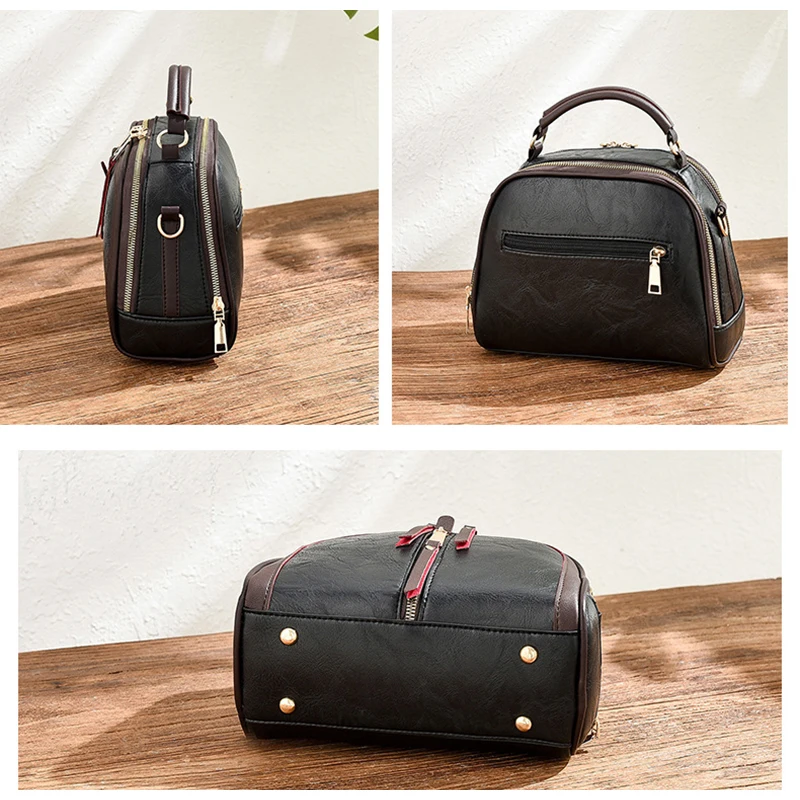 Женская маленькая сумка мессенджер из ПУ кожи на молнии|Сумки с ручками| |