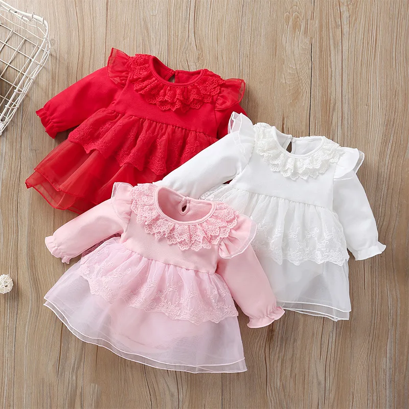 

2021 Baby girl bodysuits with ruffles / Bodysuits dress