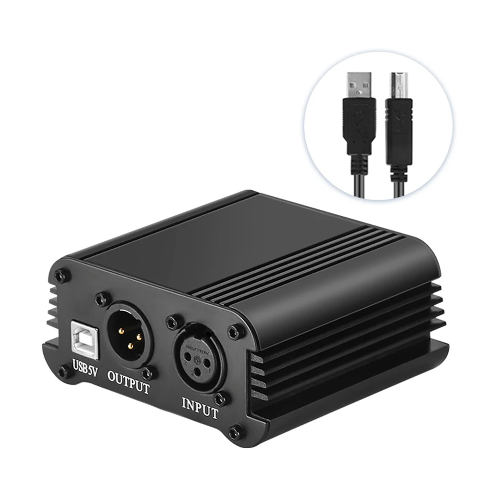 

Фантомный источник питания 48 В, большой мембранный конденсатор, микрофон, стабилизатор напряжения, бесшумный источник питания USB