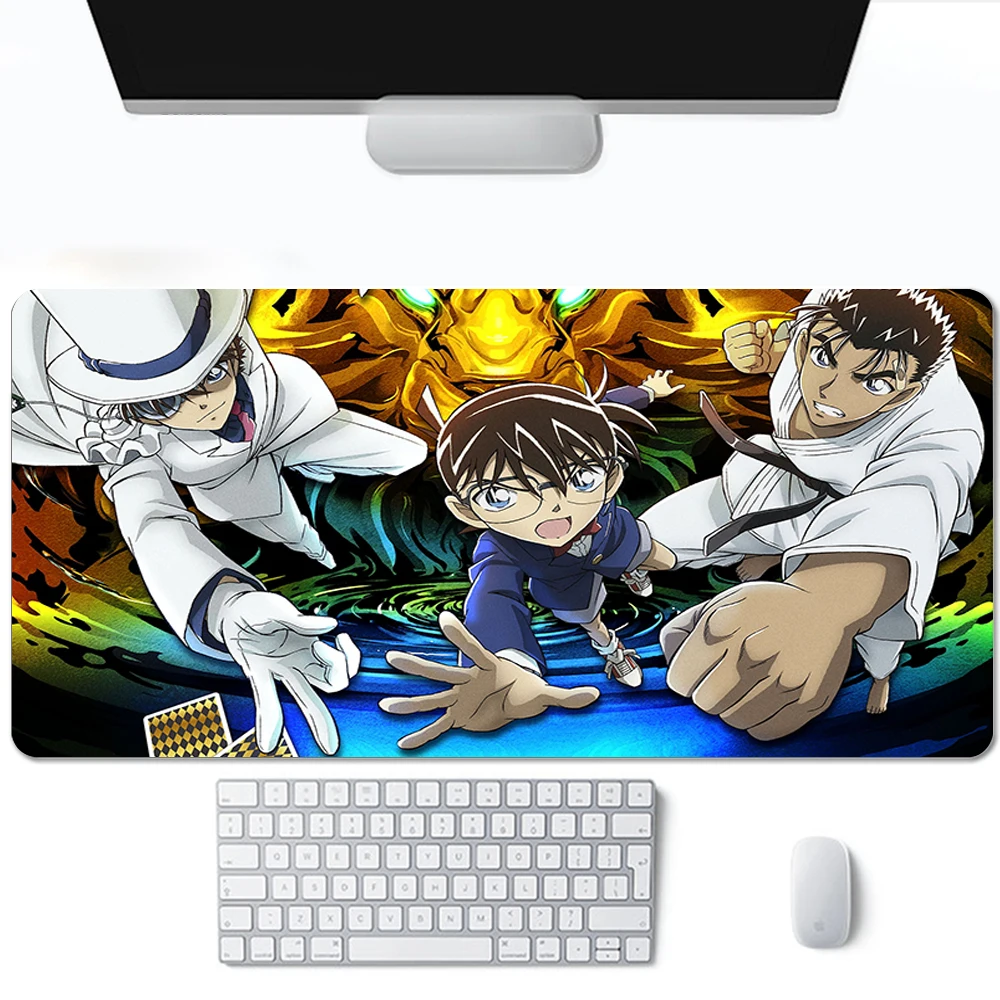 

Anime Detective Conan Game Pad for Mouse Gaming Accessories Gaming Gamer Full Rubber Mousepad Rug 2mm thick Keyboard Desk Mat
