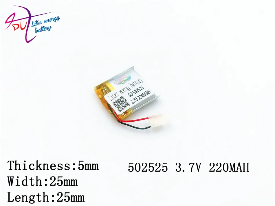 502525 482525 3 7 V полимерная литиевая батарея MP3 MP4 MP5 GPS 220MAH литровая энергетическая