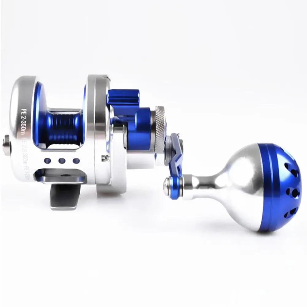 6 1: 1 барабанная троллинг катушка Профессиональная полностью металлическая