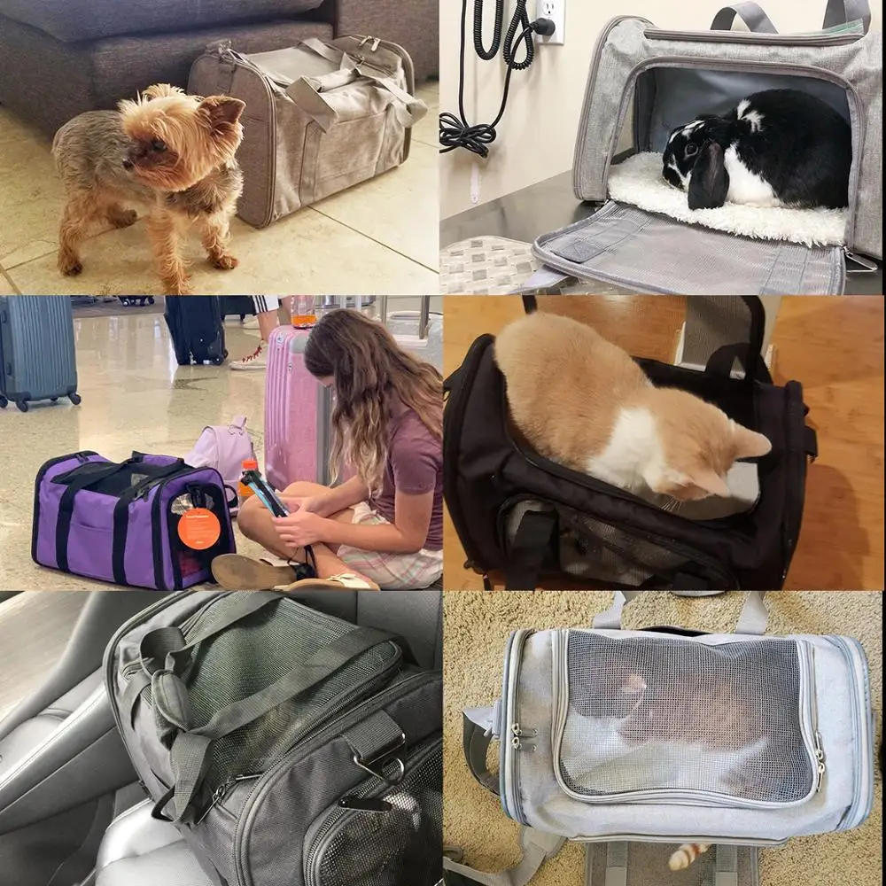 

Dog Carrier Backpack Cat Small Dog Transport Bag Pet Carrying Box Dog Travel Bag Airline Approved Backpack For Cats