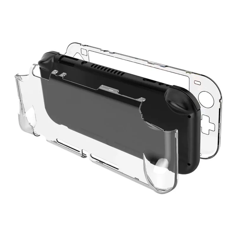 Прозрачный жесткий чехол из поликарбоната защитный для Nintendo Switch Lite NS Mini игровая