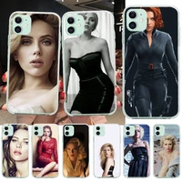 penghuwan scarlett johansson soft silicone tpu phone cover for iphone 11 pro xs max 8 7 6 6s plus x 5s se xr cover