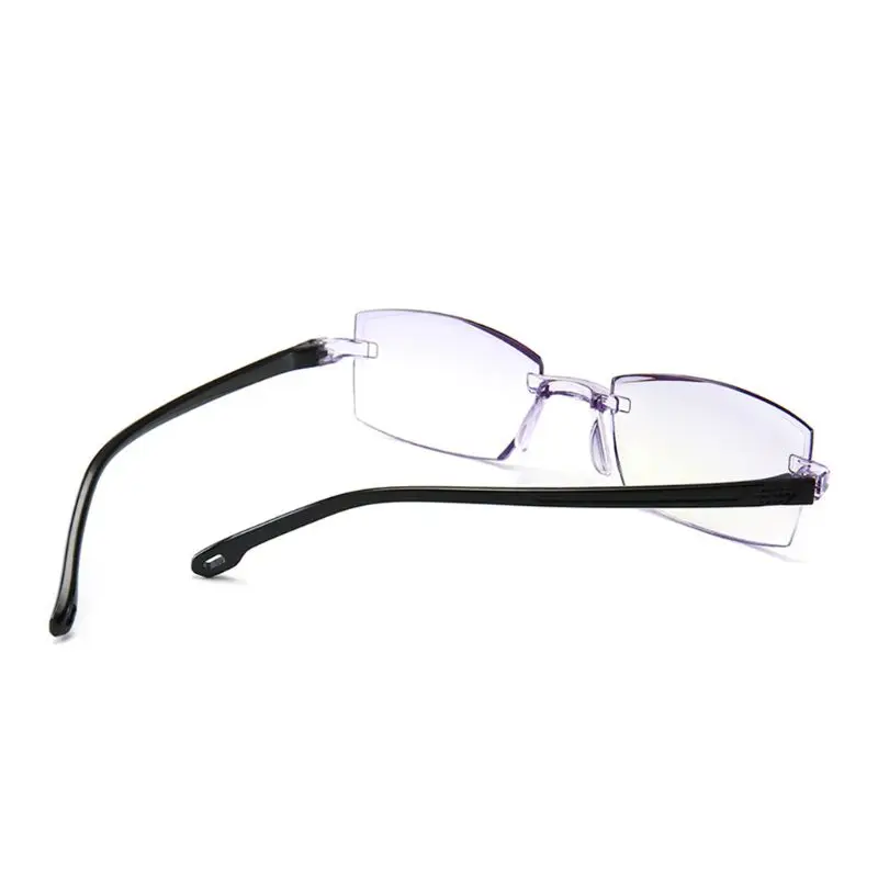 

Frameless Diamond Trimming Reading Glasses Anti Blue Light +1.0 +1.5 +2.0 +2.5 +3.0 +3.5 +4.0 For Men Women
