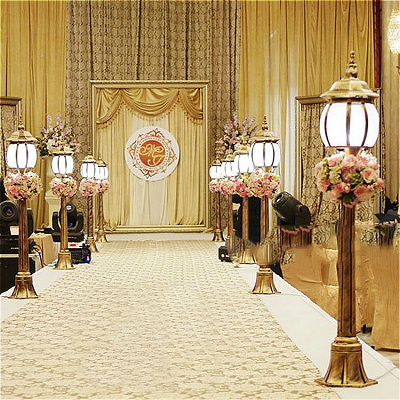 Уличный светильник из кованого железа в стиле ретро 2 шт./лот с удилищем дорожная