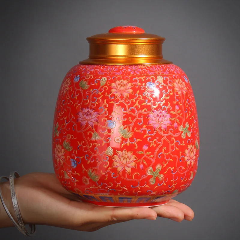 Погребальная урна с эмалью Цветная Керамическая большая для кремации памятных