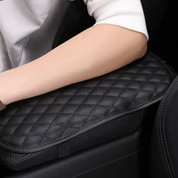 car armrest pad soft pu leather anti scratch universal waterproof box cover cushion resistant center console nonslip accessories