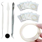 13 шт.компл. Стоматологическое Зубное зеркало для рта и технические 10 шт., мягкий одноразовый стерильный резиновый набор