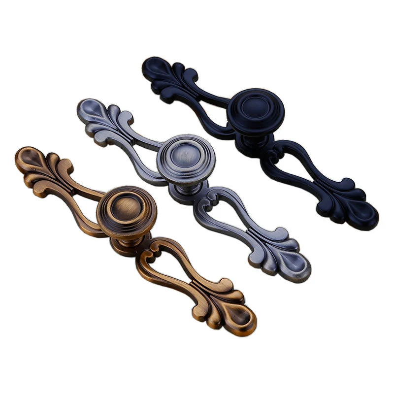 

Drawer closet handle Chinese style bronze bathroom dressing table cabinet door handle furniture hardware accessories