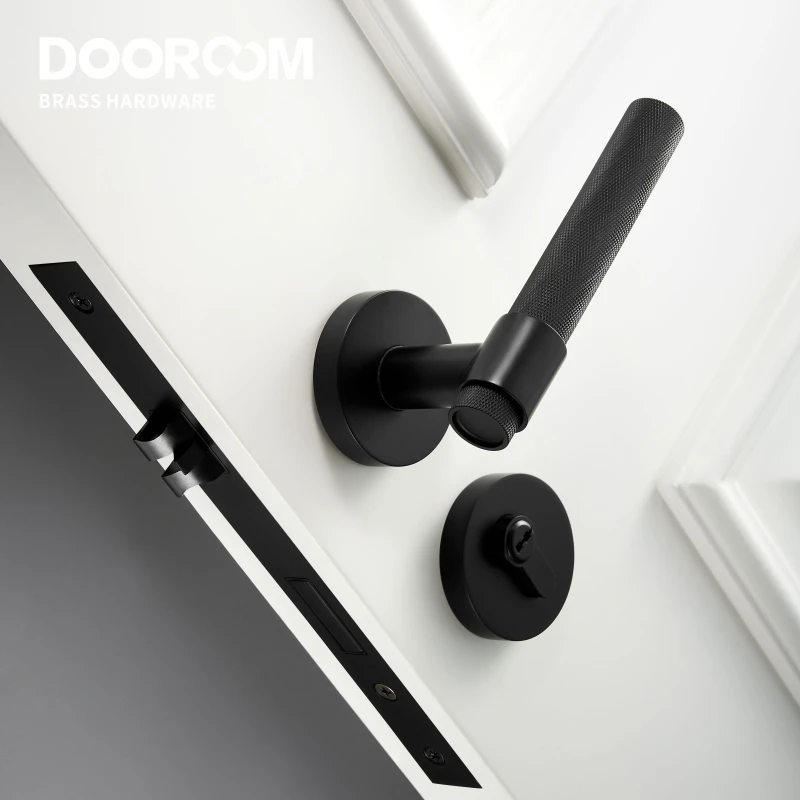 Набор латунных дверных замков Dooroom современный комплект для интерьера спальни
