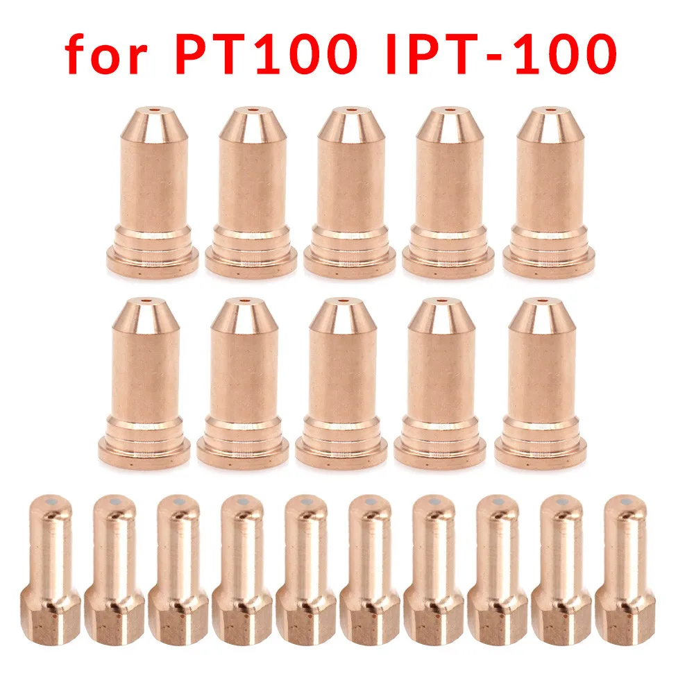 20 штук плазменной резки токоподводящий мундштук наконечник 1 4 мм для PT100 IPT 100