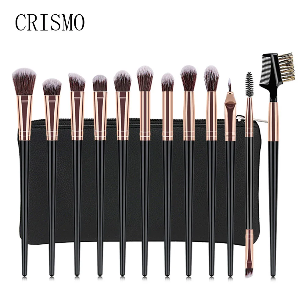 Набор профессиональных кистей для макияжа глаз 12 шт.|Аппликатор теней век| |