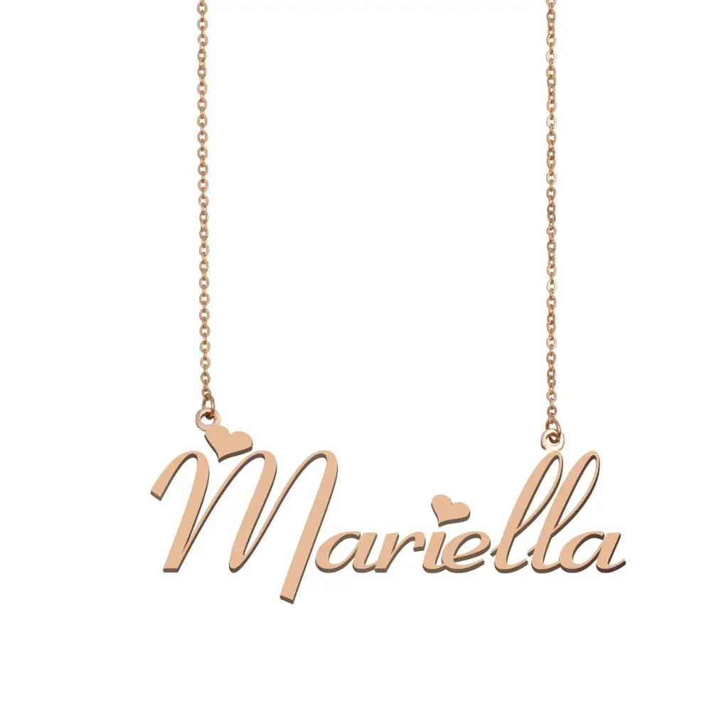 

Mariella Name Necklace , Custom Name Necklace for Women Girls Best Friends Birthday Wedding Christmas Mother Days Gift