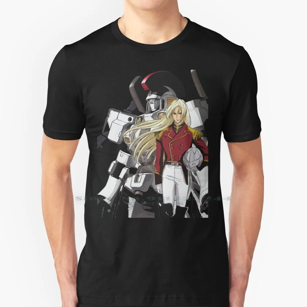 Zechs и высокие крыла 100% хлопок футболка Крыло мобильный костюм Манга Аниме Япония