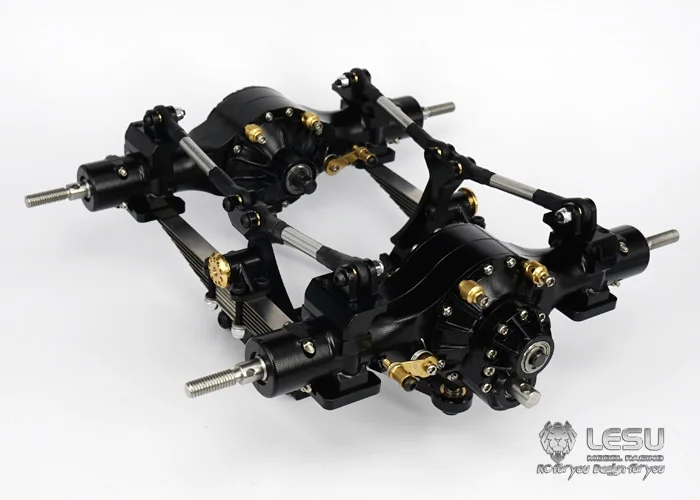 LESU X-8002-A металлическая задняя подвеска Набор для 1/14 Tmy RC грузовик оси DIY Модель TH02086