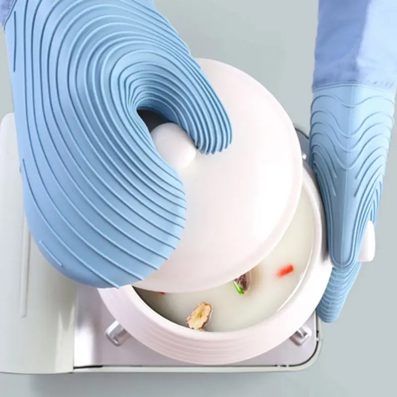 

Microwave Glove BBQ Potholder Gloves Hot Oven Mitts Baking Insulation Gloves Heat-insulating 2021 NEW Kitchen Supplies