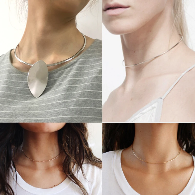 5 шт. медный провод обруч регулируемые ожерелья ободок с легкой застежкой для DIY