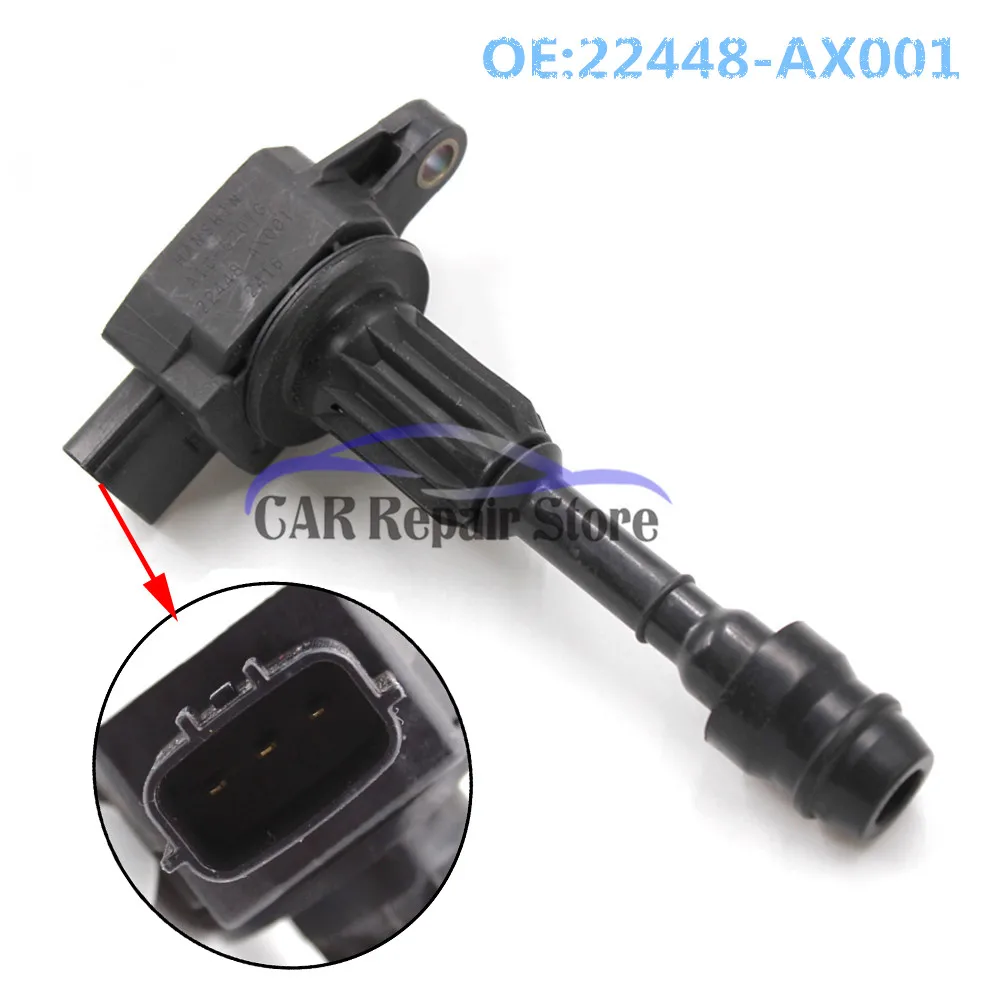 22448 AX001 22448AX001 OEM Катушка зажигания для Nissan Note E11 March Micra K12 03 10 1 0 2 4 автозапчасти