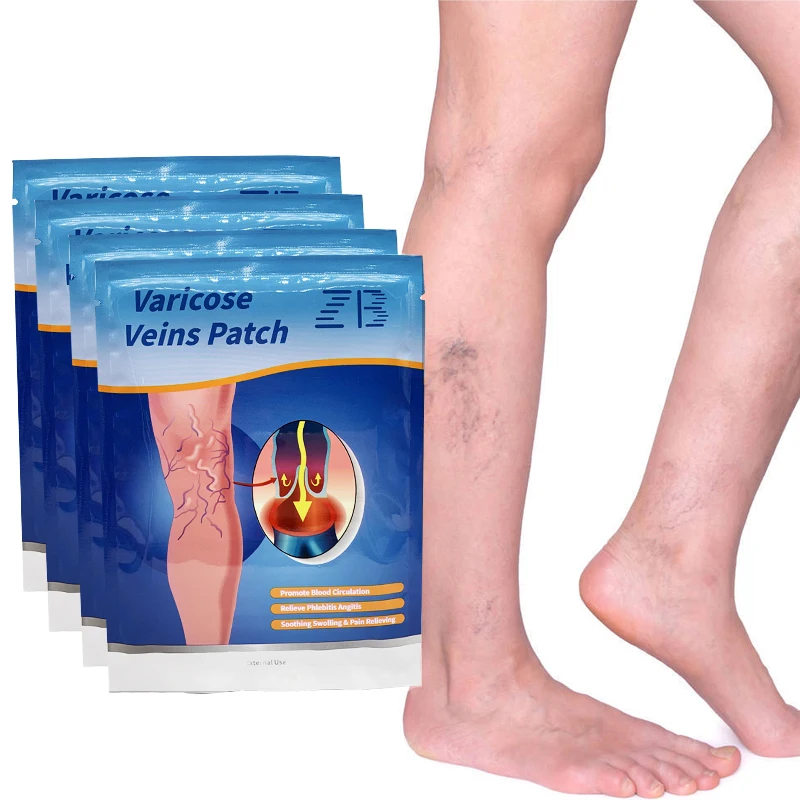6/12PCS ZB Chinese Herbal Varicose Veins Cure Patch Legs Pain Relief Plaster Spider Varicosity Angiitis Removal Phlebitis Treat | Красота и
