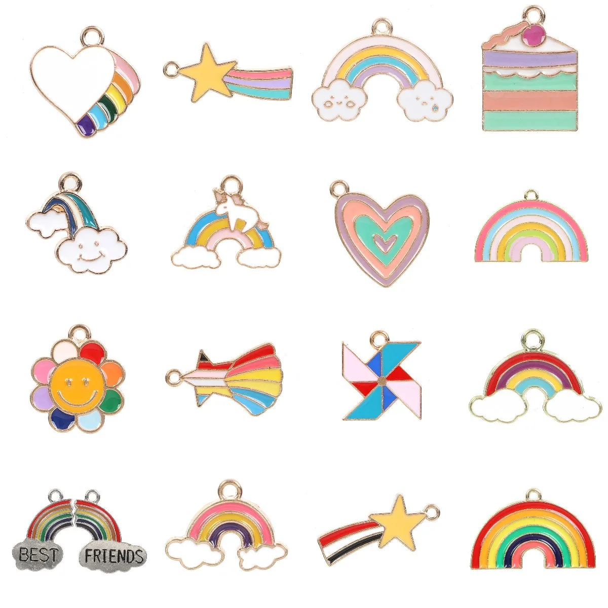 5 шт. ярких цветов Радуга ветряная мельница смешанные мультфильмы облако KC