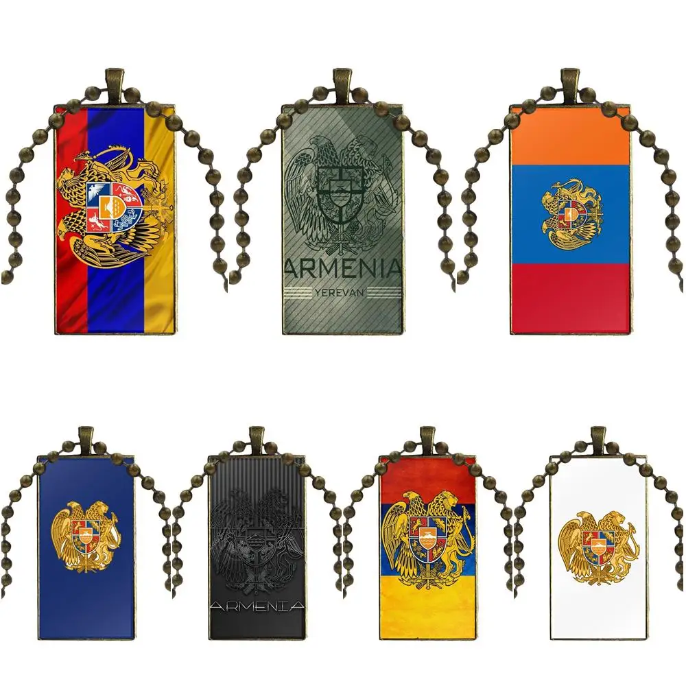 Для женщин флаг РА Национальная эмблема модный стеклянный кабошон кулон