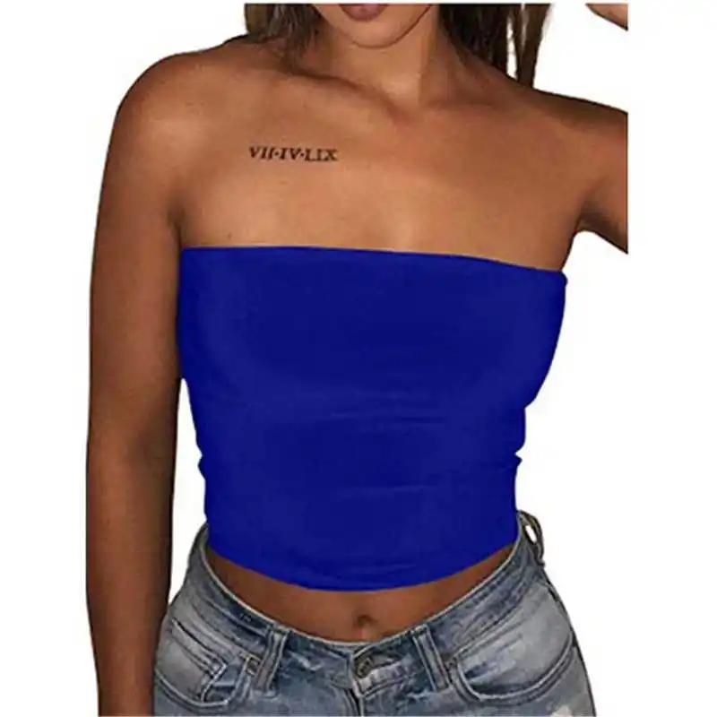 Solid Bra Top European and American new style women Comfortable seamless underwear in summer | Женская одежда