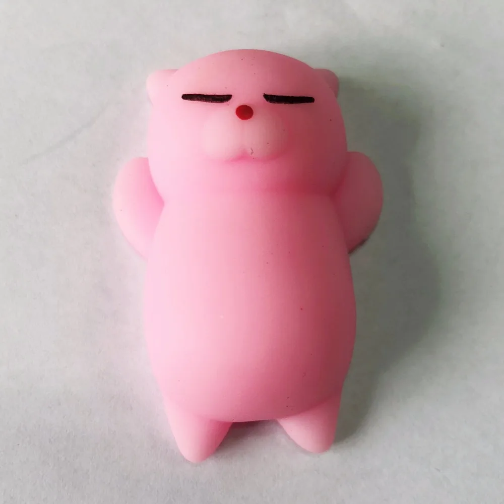 Мини игрушка для сжатия симпатичный мяч животное сжимаемая Mochi мягкая липкая