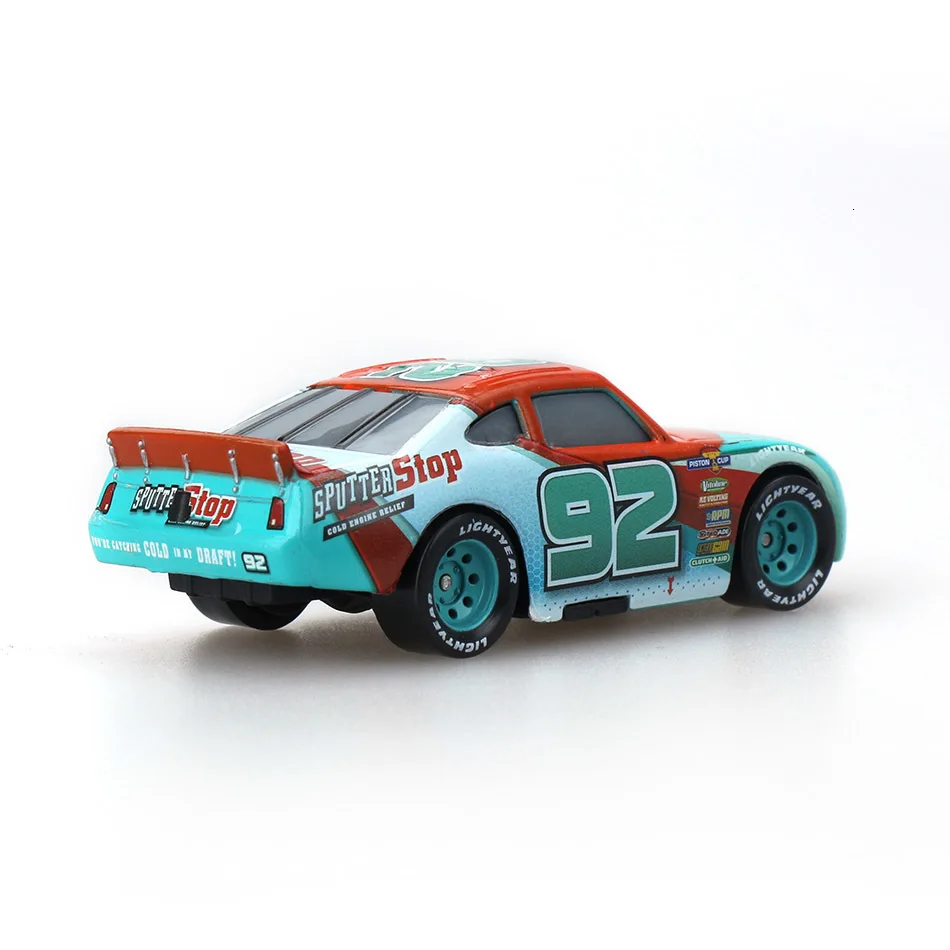 Disney Pixar Cars 2 3 Lightning 40 стиль Mcqueen Mater Jackson Storm Ramirez 1:55 литой автомобиль металлический сплав мальчик детские игрушки подарок