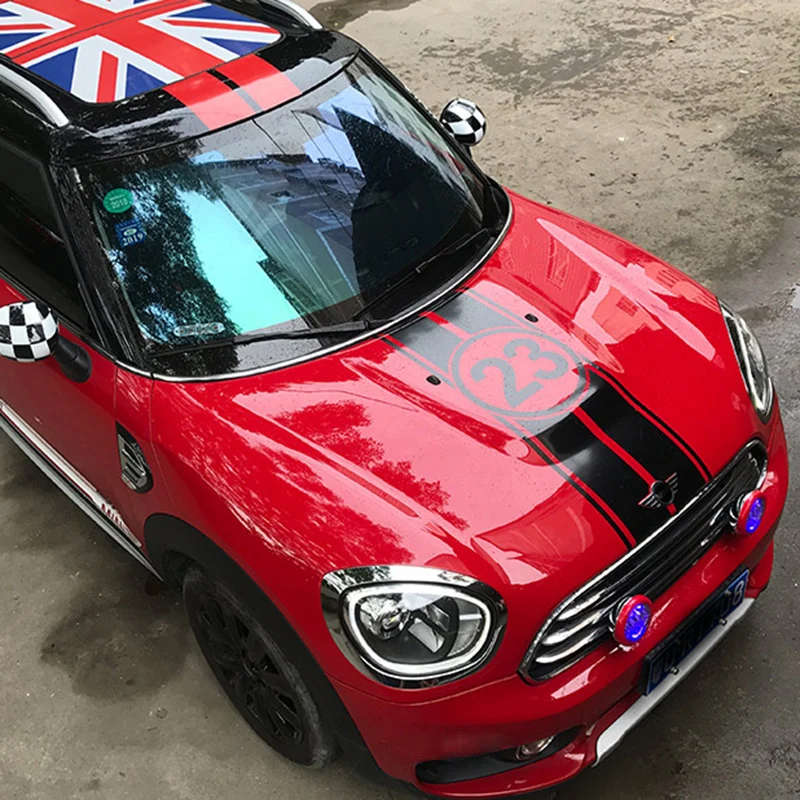 Автомобильный капот багажник двигателя задний 23 номера наклейки для Mini Cooper One d